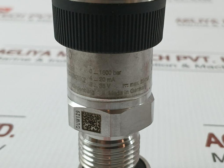 Wika Pressure Sensor Transmitter Power Supply 8…35V…Max 25Ma, S-20