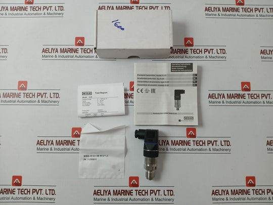 Wika Pressure Sensor Transmitter Power Supply 8…35V…Max 25Ma, S-20