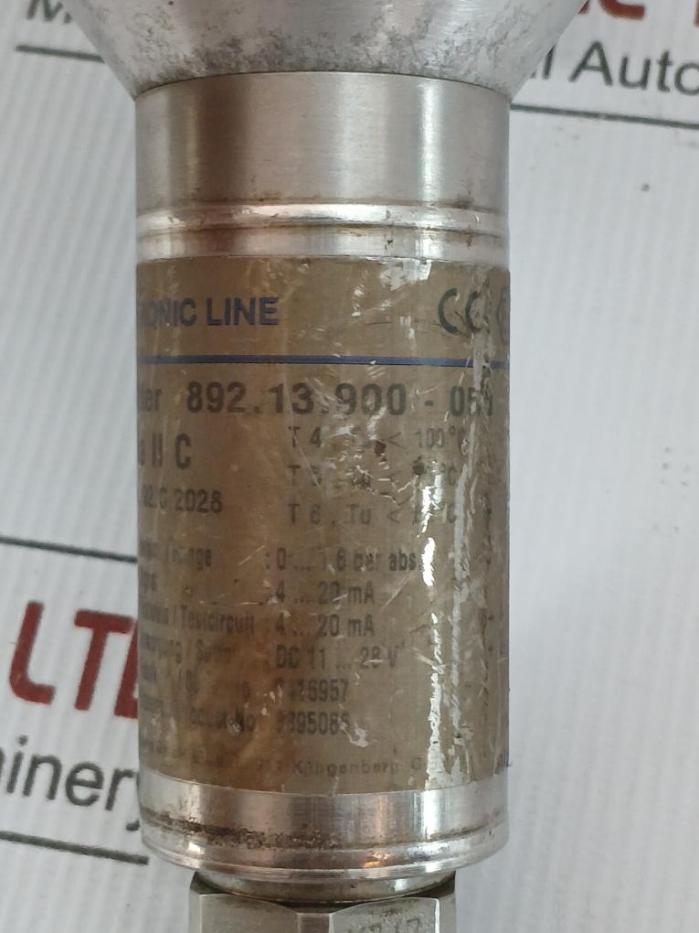 Wika Pressure Transmitter 0-1.6Bar 4-20Ma 892.13.900-050