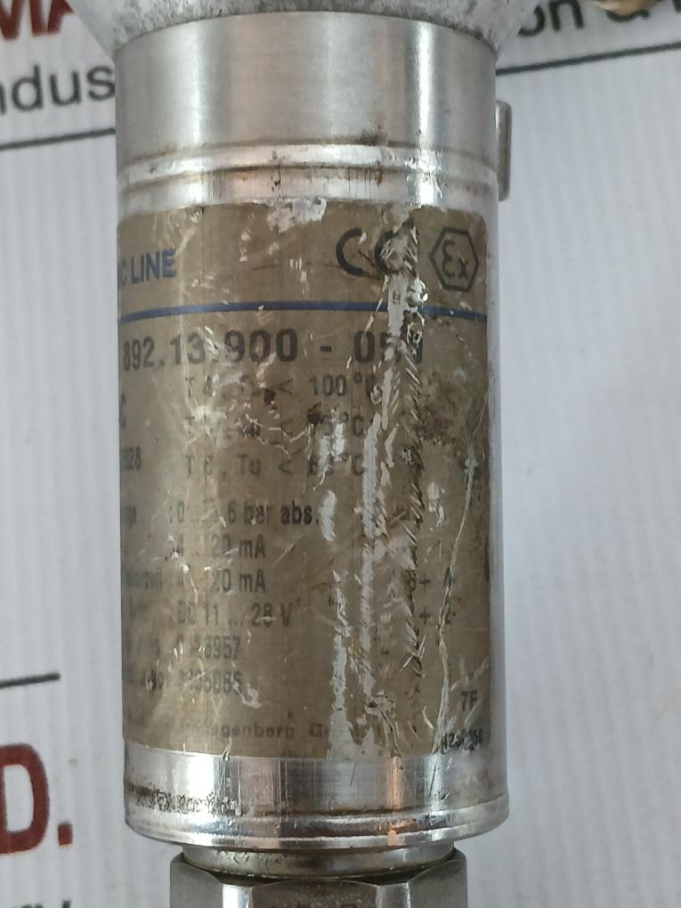 Wika Pressure Transmitter 0-1.6Bar 4-20Ma 892.13.900-050