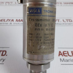 Wika Pressure Transmitter 0-1,6 Bar Abs 892.13.900-050