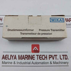 Wika Pressure Transmitter 0-6 Bar S-10