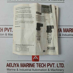 Wika Pressure Transmitter 0..160 Bar 9073965