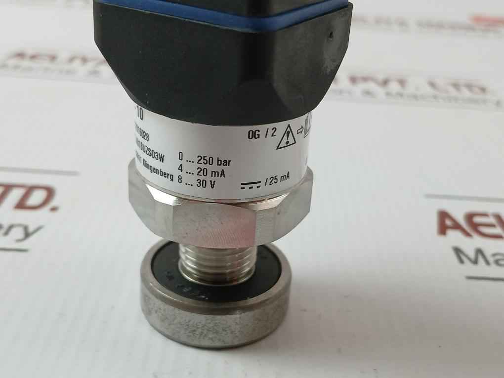 Wika Pressure Transmitter 0..250 Bar 4..20 Ma Part No: 12816028