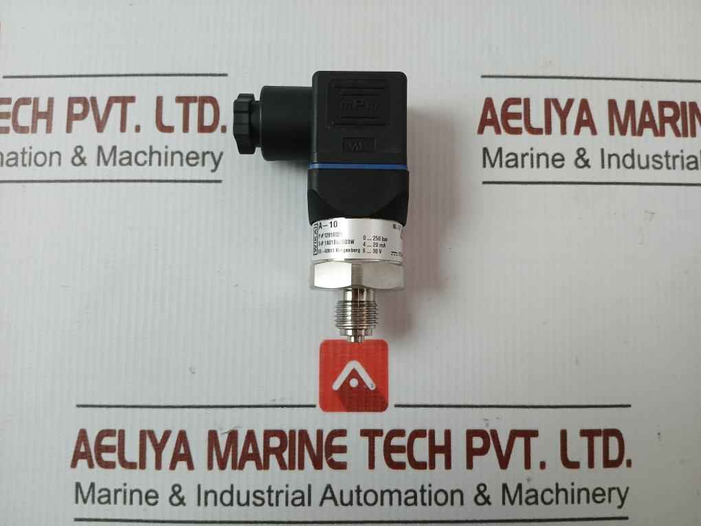 Wika Pressure Transmitter 0..250 Bar 4..20 Ma Part No: 12816028