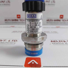 Wika Pressure Transmitter 4-20 Ma 0 To 0,6 Bar S-11