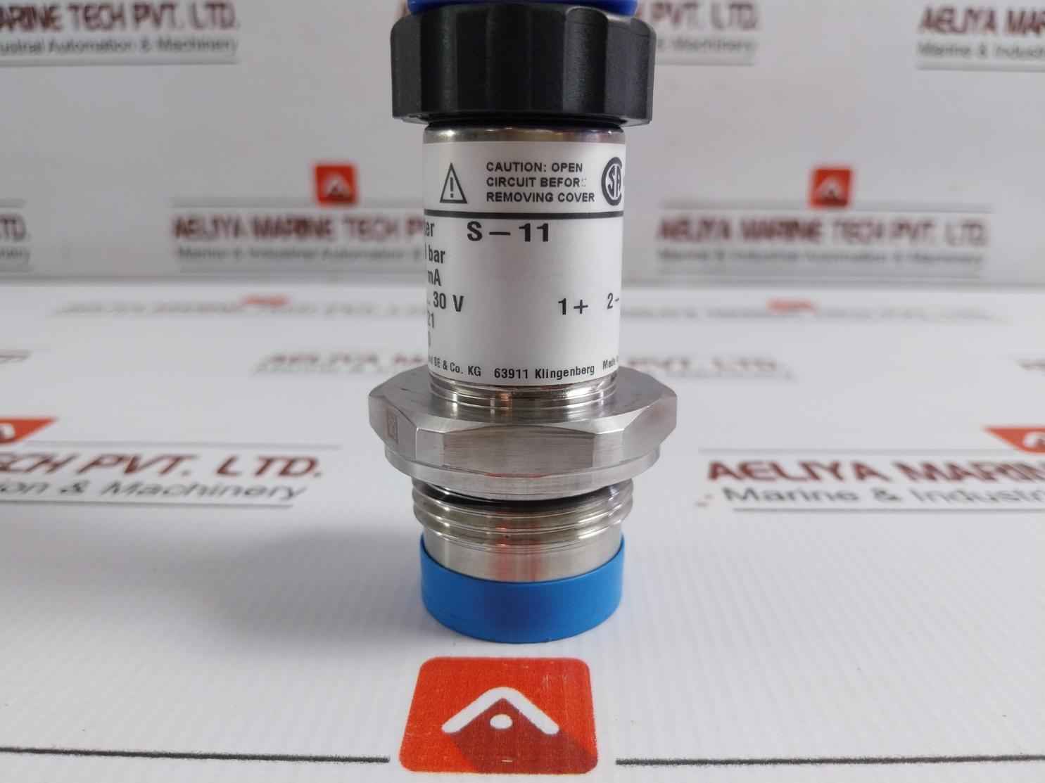 Wika Pressure Transmitter 4-20 Ma 0 To 0,6 Bar S-11
