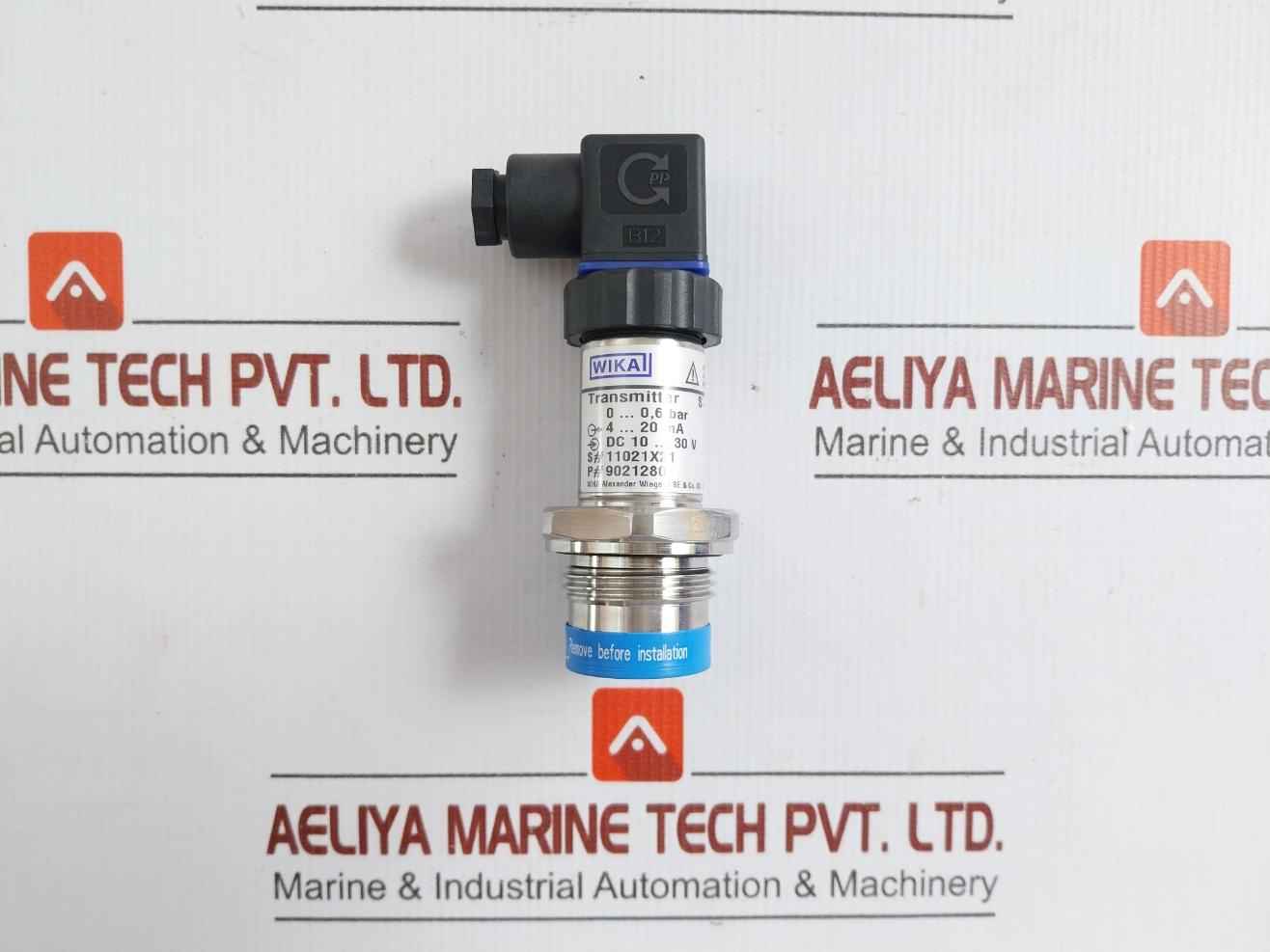 Wika Pressure Transmitter 4-20 Ma 0 To 0,6 Bar S-11
