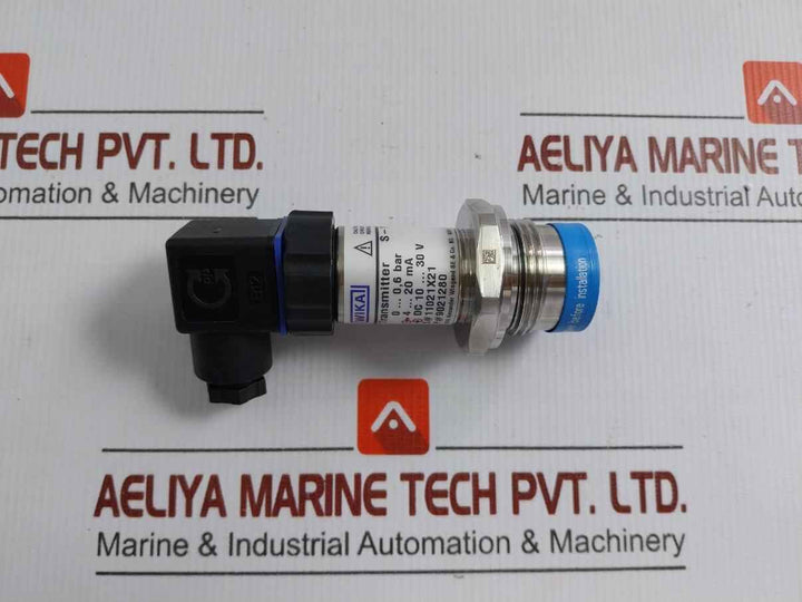 Wika Pressure Transmitter 4-20 Ma 0 To 0,6 Bar S-11