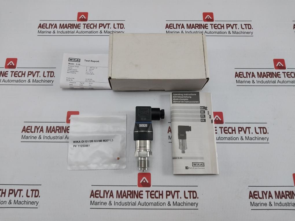 Wika Pressure Transmitter 4-20 Ma S-20
