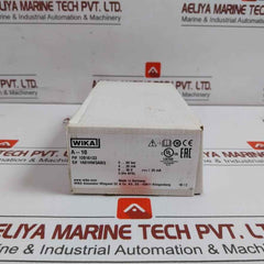 Wika Pressure Transmitter 4..20 Ma 8..30 V Dc / 25 Ma 12816133 A-10