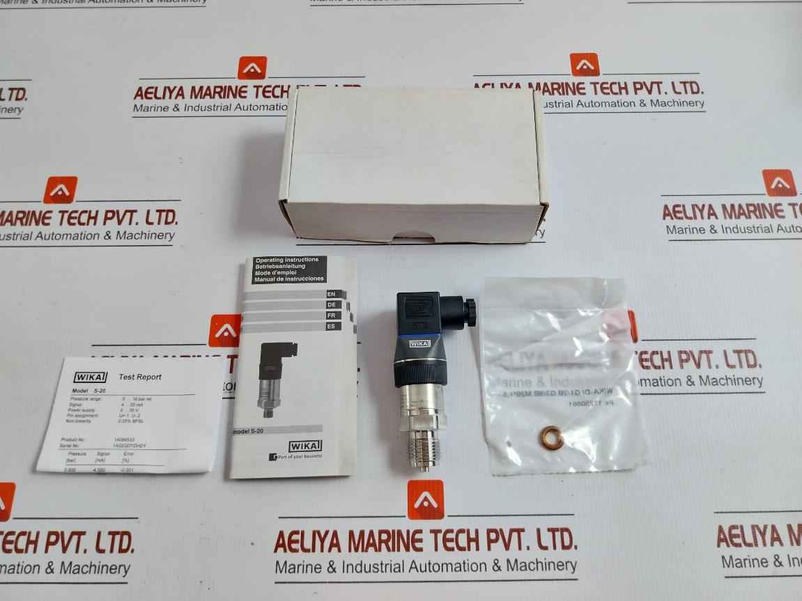 Wika Pressure Transmitter Power Aupply - 8-35 V Max. 25 Ma 14094533