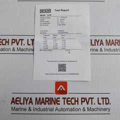 Wika Pressure Transmitter Power Aupply - 8-35 V Max. 25 Ma 14094533