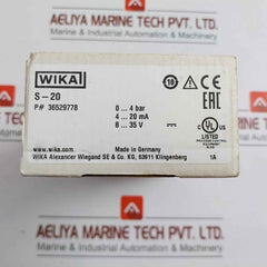 Wika Pressure Transmitter Power Supply - 8-35 V Max. 25 Ma 36529778