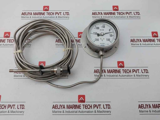 Wika Remote Reading Temperature Gauge With Capillary En 13190