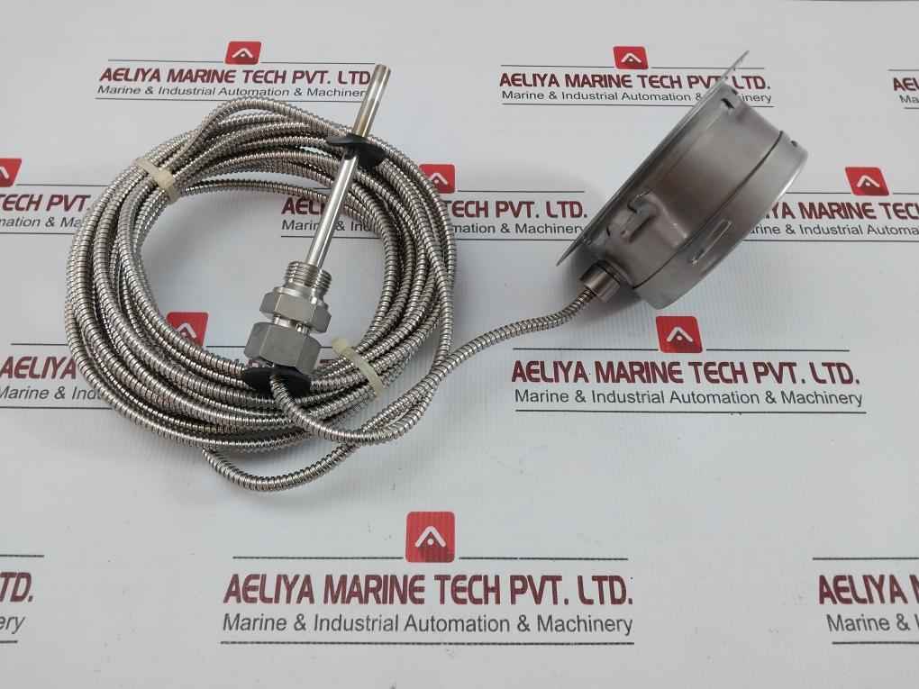 Wika Remote Reading Temperature Gauge With Capillary En 13190