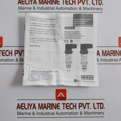 Wika Pressure Transmitter 0-600Bar S-10
