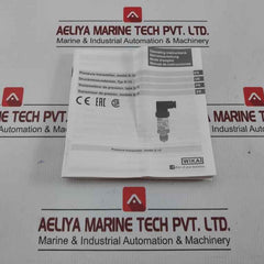 Wika S-10 25 Bar 4–20 Ma Pressure Transmitter 9021329 Dc 10–30 V