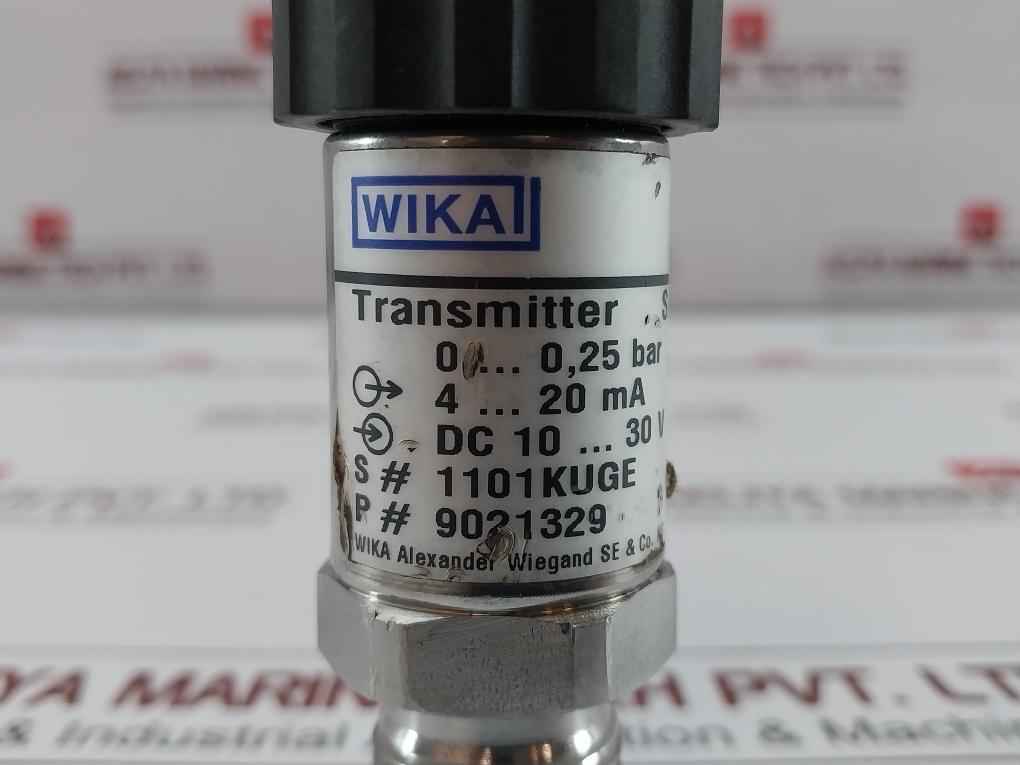 Wika S-10 25 Bar 4–20 Ma Pressure Transmitter 9021329 Dc 10–30 V