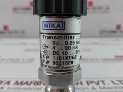 Wika S-10 25 Bar 4–20 Ma Pressure Transmitter 9021329 Dc 10–30 V