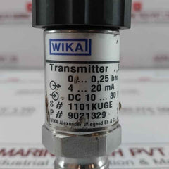 Wika S-10 25 Bar 4–20 Ma Pressure Transmitter 9021329 Dc 10–30 V