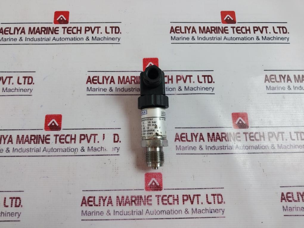 Wika S-10 Pressure Transmitter 0-16 Bar, 4-20 Ma, Dc 10-30V