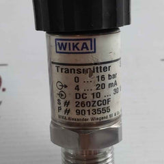 Wika S-10 Pressure Transmitter 9013555 10-30V Dc 4-20 Ma