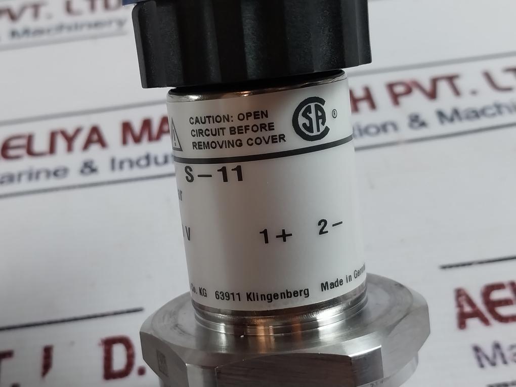 Wika S-11 9021264 Flush Pressure Transmitter 0…0,25 Bar 4…20 Ma