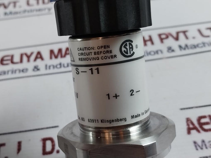 Wika S-11 9021264 Flush Pressure Transmitter 0…0,25 Bar 4…20 Ma