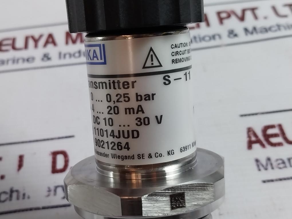 Wika S-11 9021264 Flush Pressure Transmitter 0…0,25 Bar 4…20 Ma