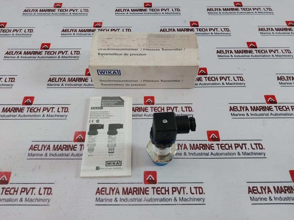 Wika S-11 9021299 Flush Pressure Transmitter 0…1 Bar