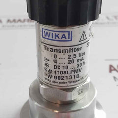 Wika S-11 Flush Pressure Sensor 9021310 10-30V Dc 4-20 Ma