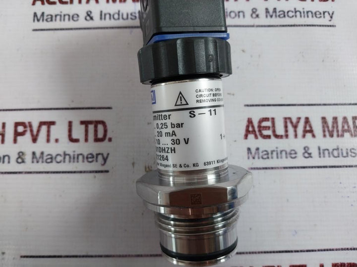 Wika S-11 Pressure Transmitter Pump Station 4-20 Ma
