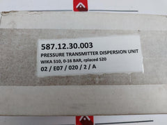 Wika S-20 Pressure Transmitter Dispersion Unit