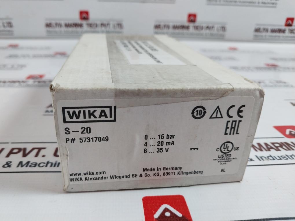 Wika S-20 Pressure Transmitter Dispersion Unit