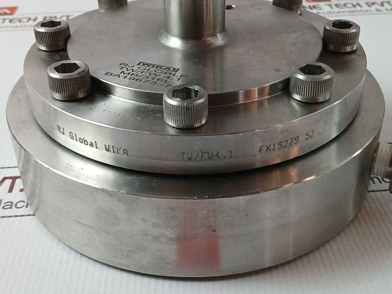Wika Tw/Fw4.1 Diaphragm Pressure Gauge Mb/316L 2