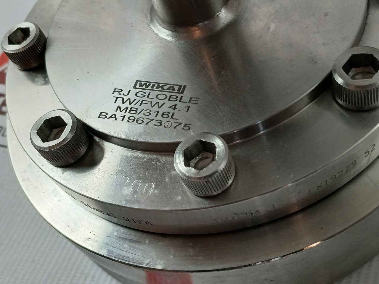 Wika Tw/Fw4.1 Diaphragm Pressure Gauge Mb/316L 2