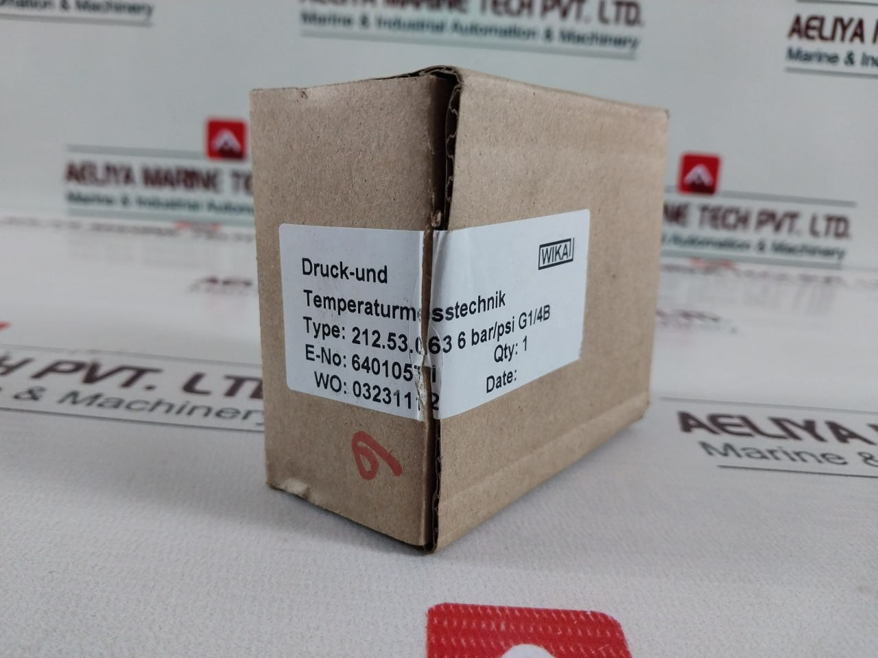 Wika En837-1 Pressure Gauge 212.53.063