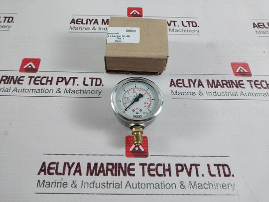 Wika En837-1 Pressure Gauge 212.53.063 0-85 Psi 0-6 Bar Cl. 1.6
