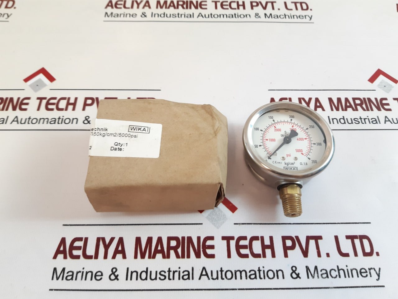 Wika En 837-1 Cl.1.6 Pressure Gauge