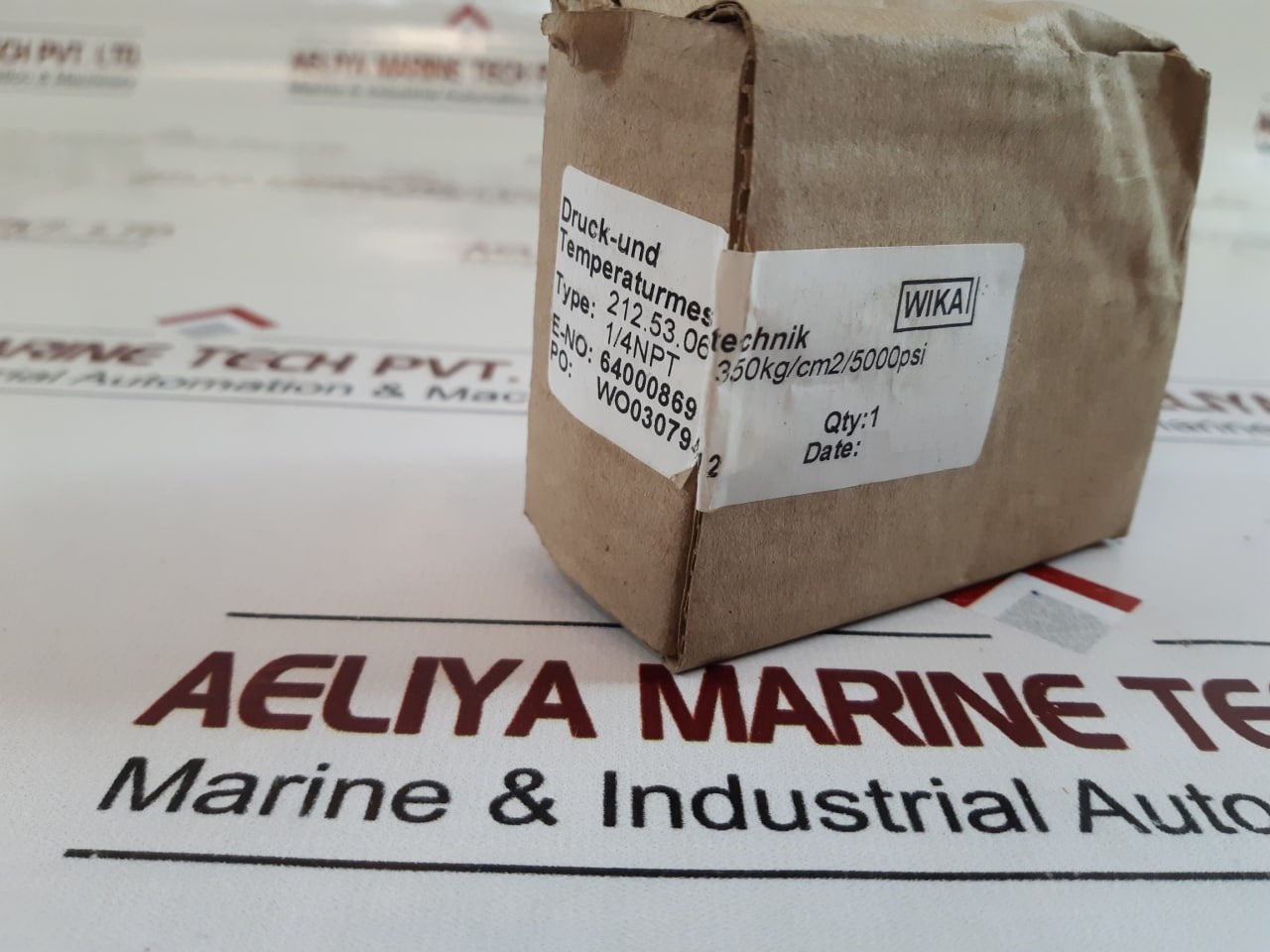 Wika En 837-1 Cl.1.6 Pressure Gauge