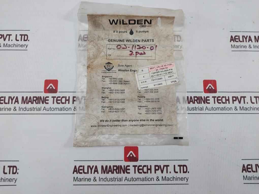 Wilden 02-1120-01 Valve Seat Set