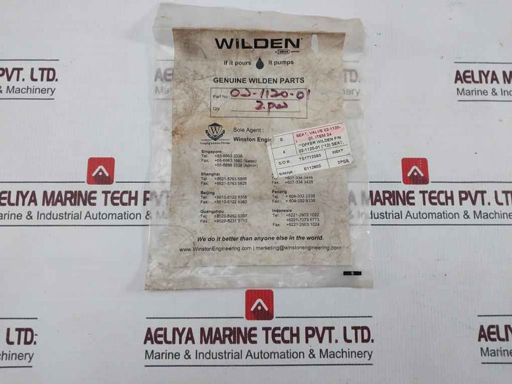 Wilden 02-1120-01 Valve Seat Set