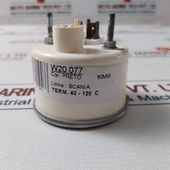 Willtec W20.077 60Mm Thermometer 40-120°C