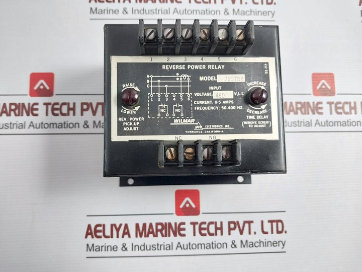Wilmar 723Tdx Reverse Power Relay 460 V 50-400 Hz