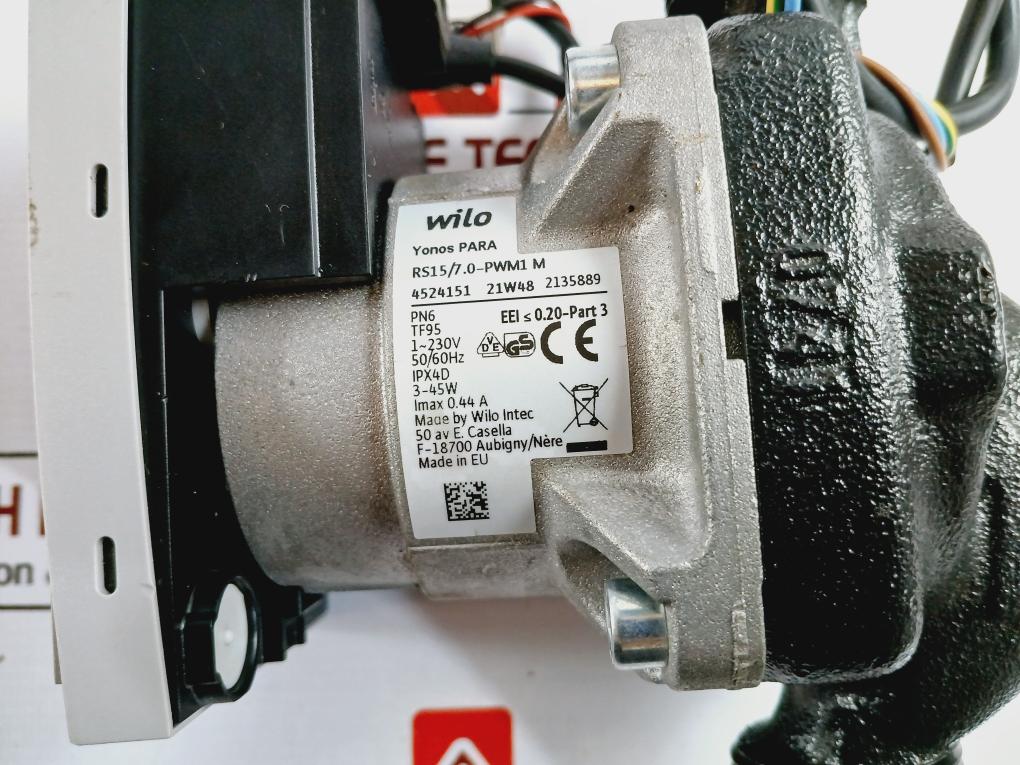 Wilo Yonos Para RS15/7.0-PWM1 M Circulation Pump 230V