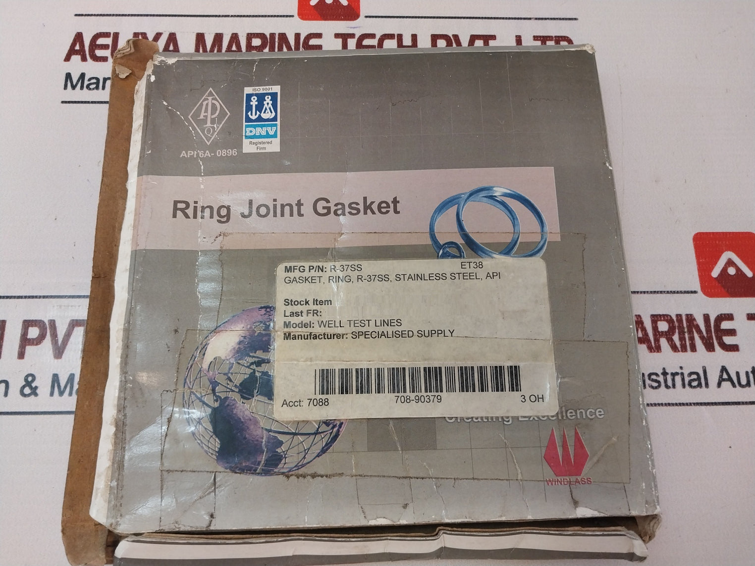 Windlass Bx153 Ring Joint Gasket R-37Ss Kit