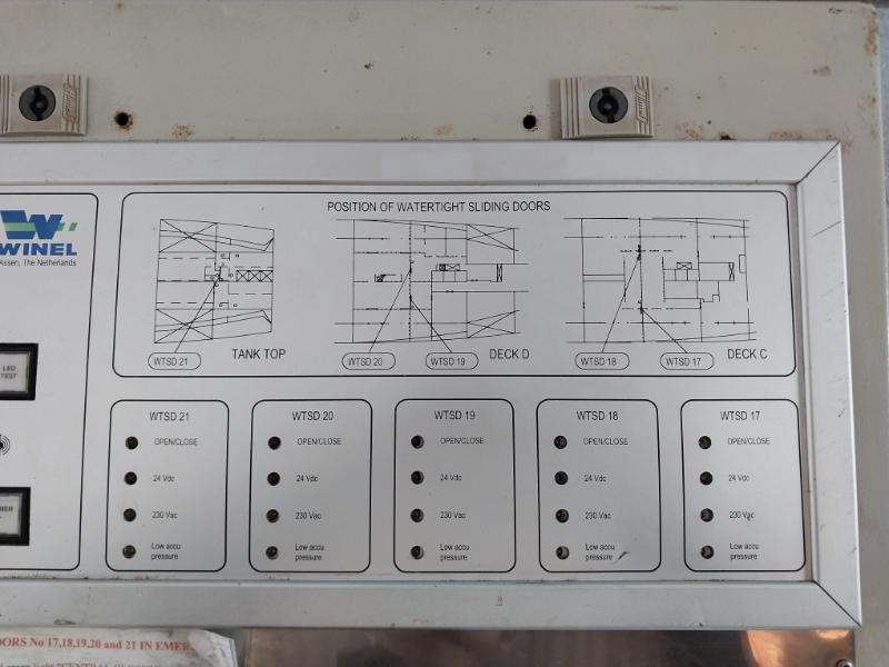 Winel Tank Top Deck Control Panel Assembly W/ Himel Single Door Metal Enclosure