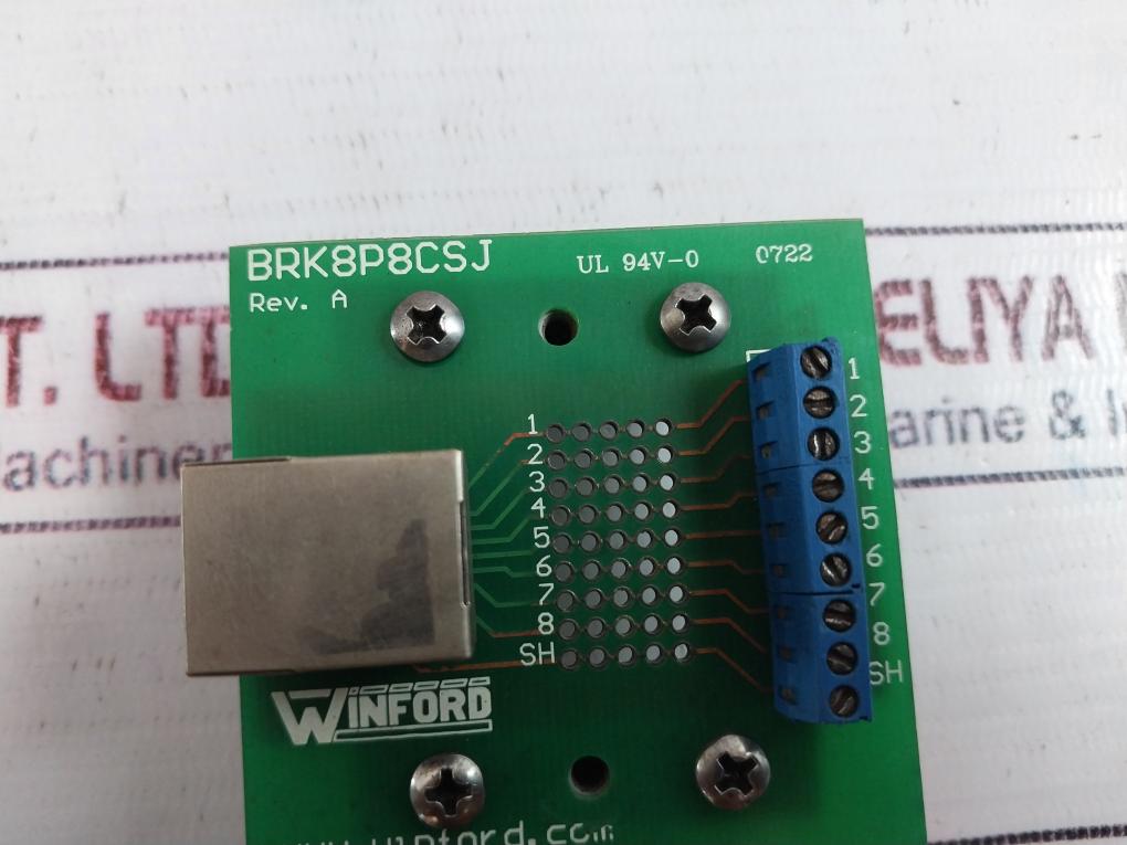 Winford Brk8P8Csj Breakout Board Ul 94V-0