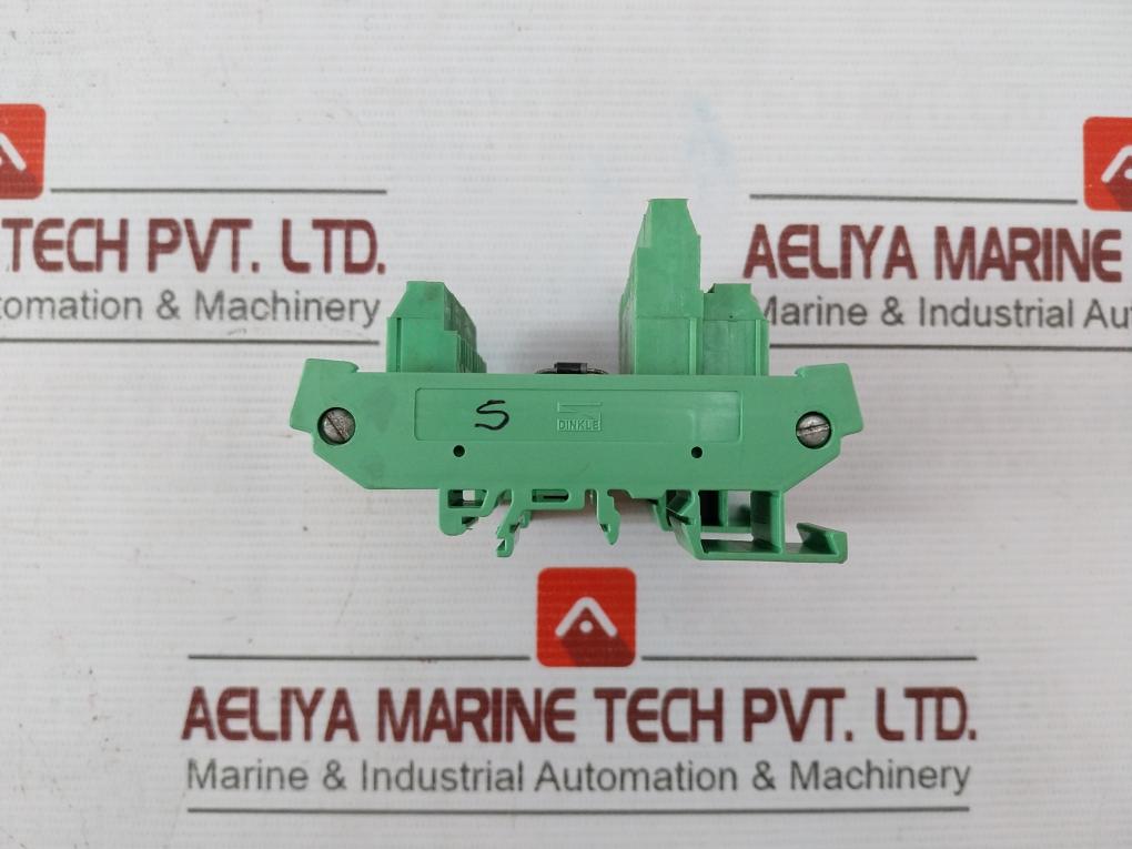 Winshe 10 Way Terminal Diode Card With Dinkle Din Rail Mount Base Rev 01